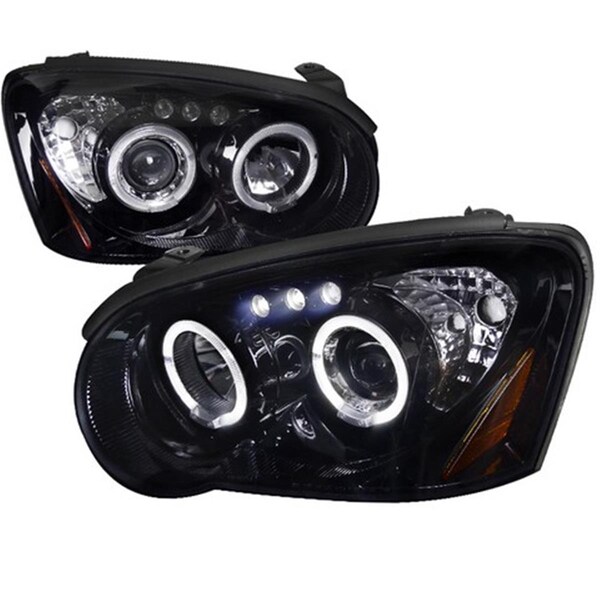 Overtime Smoke Gloss Black Housing Projector Headlights for 04 to 05 Subaru Impreza, 10 x 19 x 22 in. OV2654213 - main